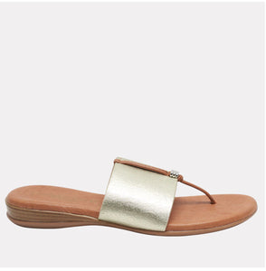 Nice Sandal in Platino by Andre Assous (Nice -P13)