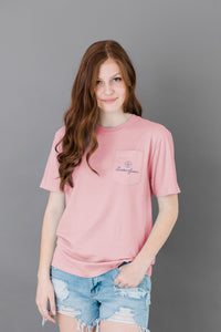 I Can Knot Wait for Beach Season Short Sleeve T-Shirt in Pink by Lauren James