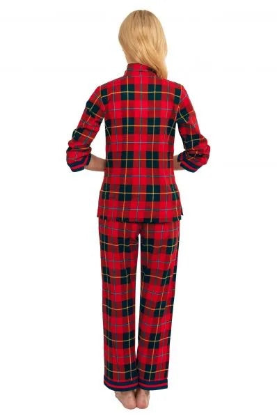 PJ Set Plaidly Cooper Red Multi by Gretchen Scott my