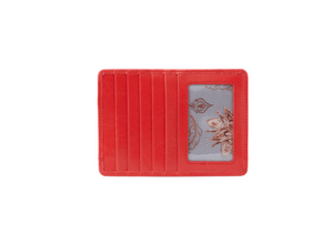 Euro Slide Leather Passport Wallet in Rio Red by Hobo Bags