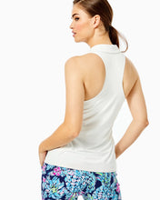 Load image into Gallery viewer, UPF 50+ Lakelyn Bra Polo in White by Lilly Pulitzer
