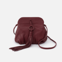 Leather Birdie Bag in Port by Hobo Bags