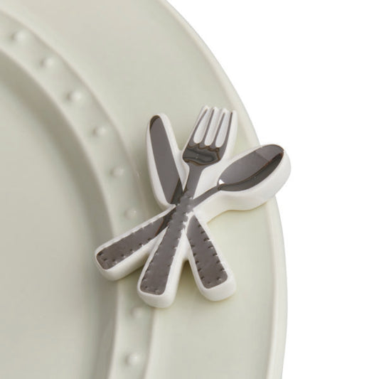 Bon Appetit Silverware Mini Accessory by Nora Fleming