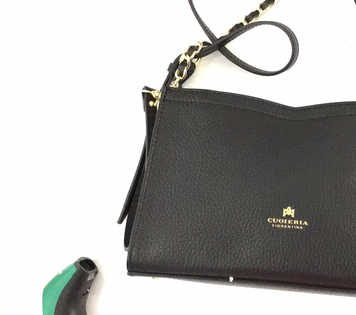 Cuoieria Cross Body bag in Black