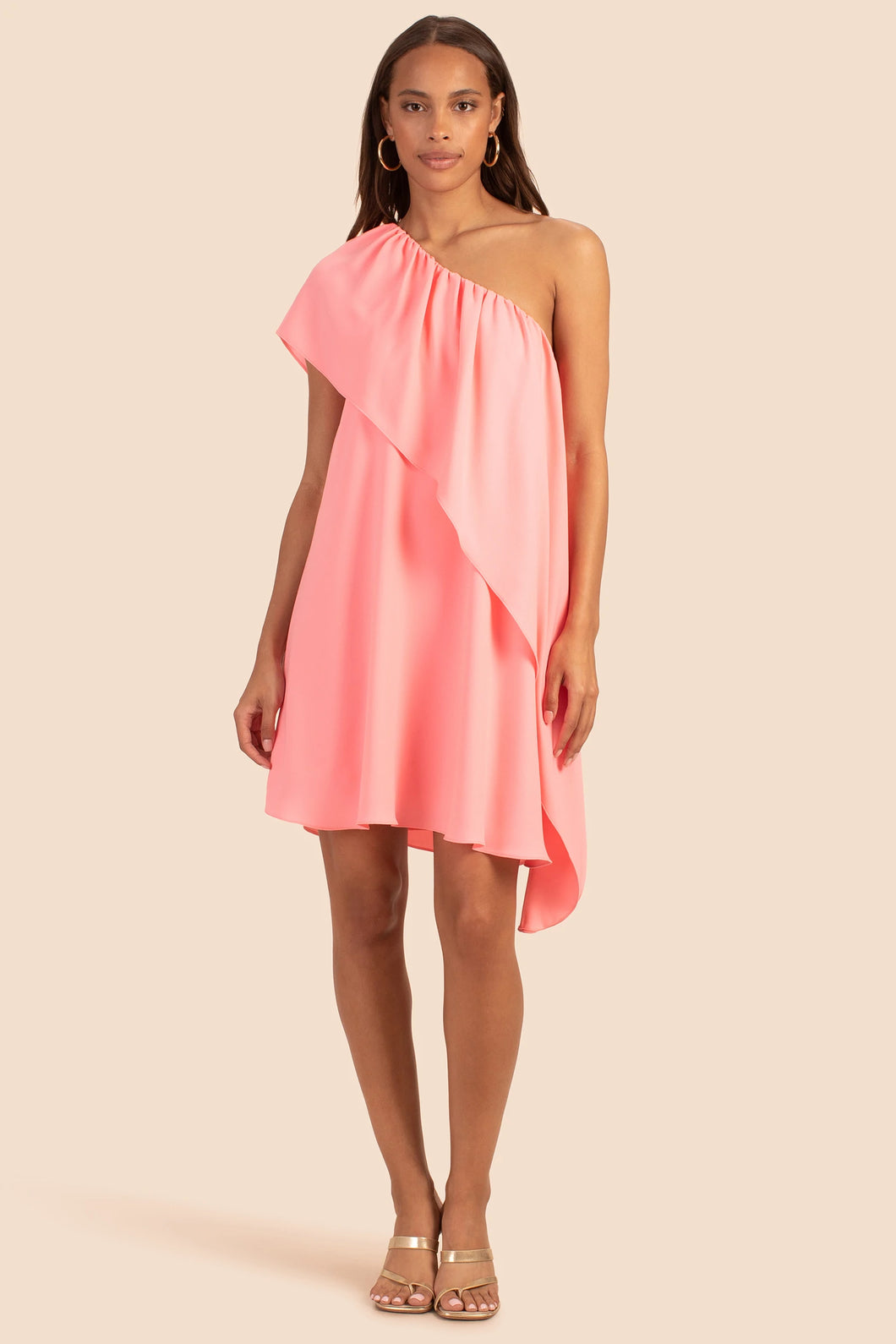 Satisfied Dress in Flamingo Pink by Trina Turk