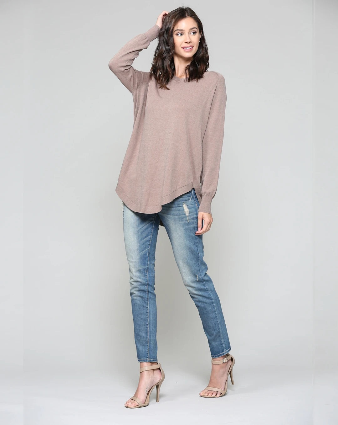 Sadie Sweater in Mocha by Joh