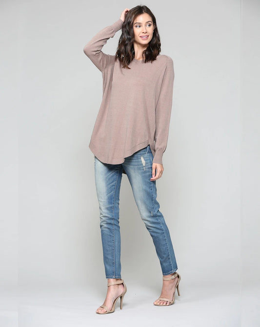 Sadie Sweater in Mocha by Joh