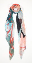 Load image into Gallery viewer, Blue Pacific Vintage Local London Vogue Coral Scarf

