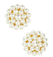 Button Pearl Earring by Lisi Lerch