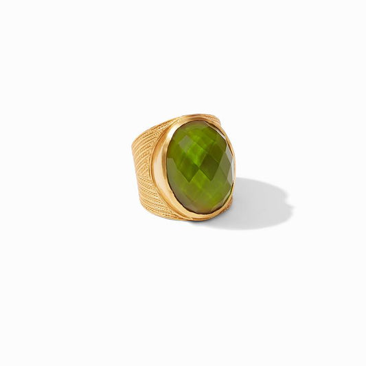 Verona Statement Ring Jade Green by Julie Vos