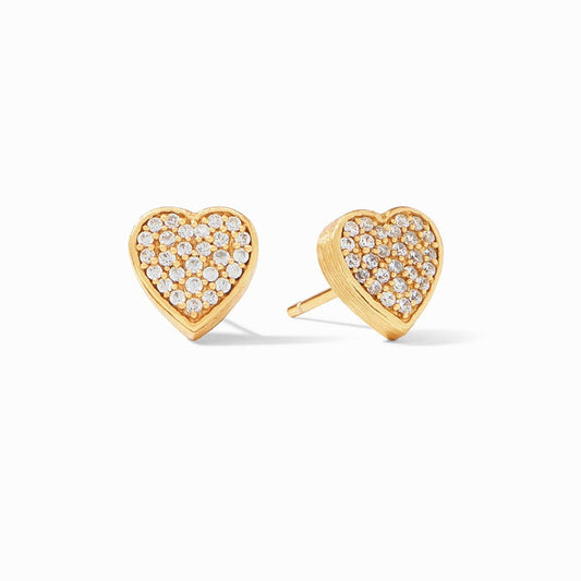 Heart Pavé Stud by Julie Vos