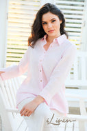 Linen Women’s shirt in Light Pink by ILinen