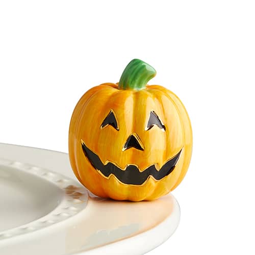 Carved Cutie Jack-O-Lantern Mini Accessory by Nora Fleming