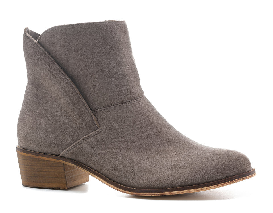 Spill the Tea Bootie in Taupe by Corky’s